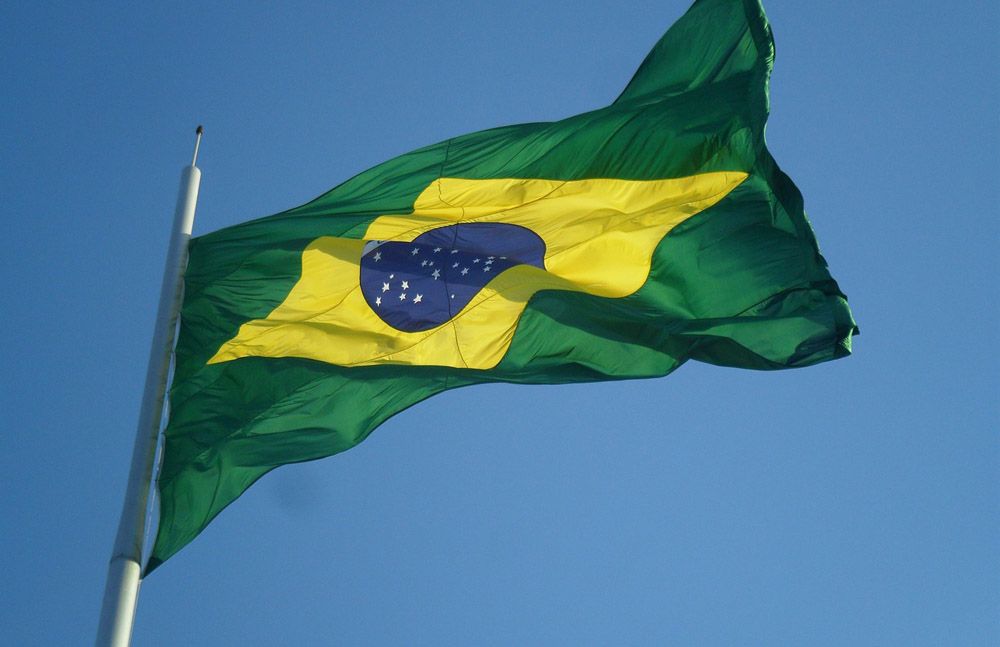 bandera de Brasil para mercado aceite de oliva