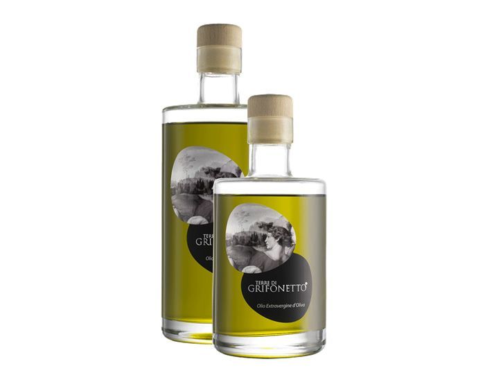 Diseño de packaging, etiqueta y botella de aceite de oliva