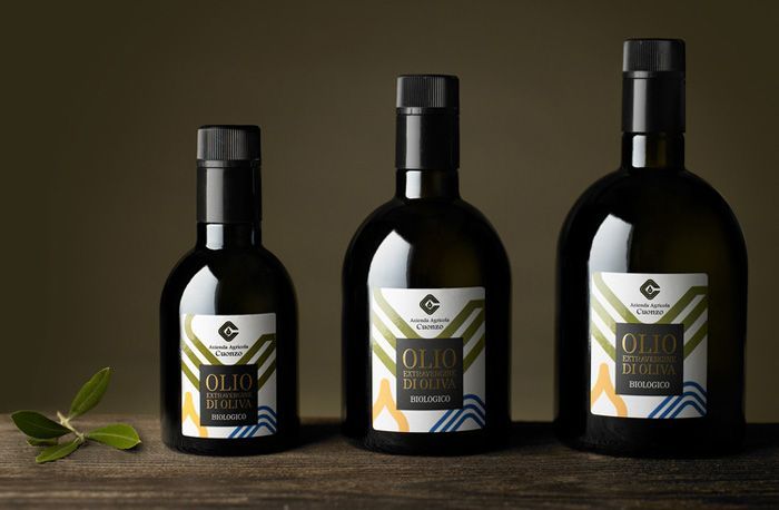 Diseños de Packaging de Aceite de Oliva italiano