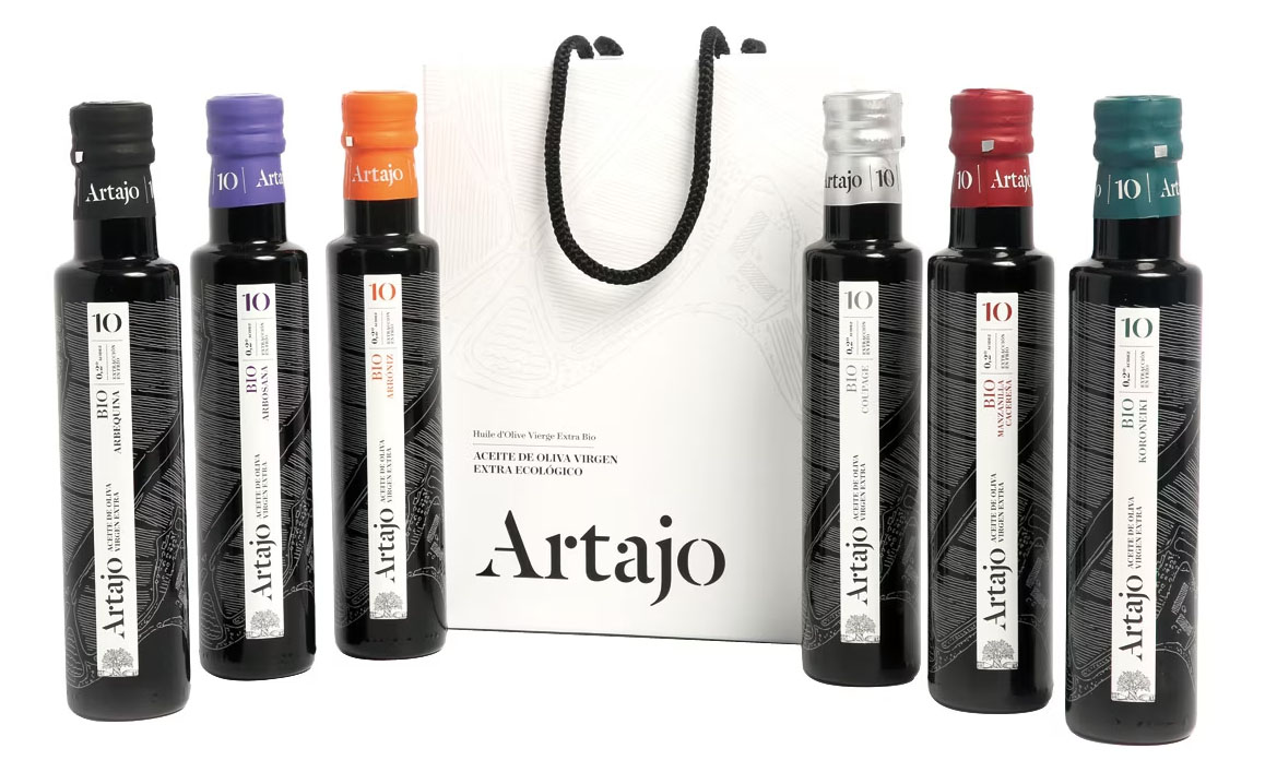 botellas pequeñas de aceite de oliva artajo 25 cl