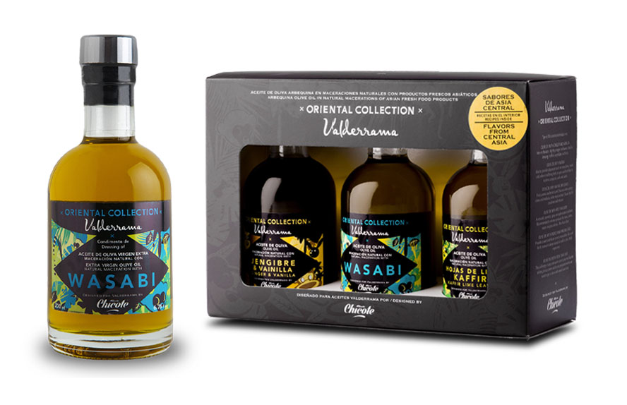 botellitas de aceite de oliva infusionado