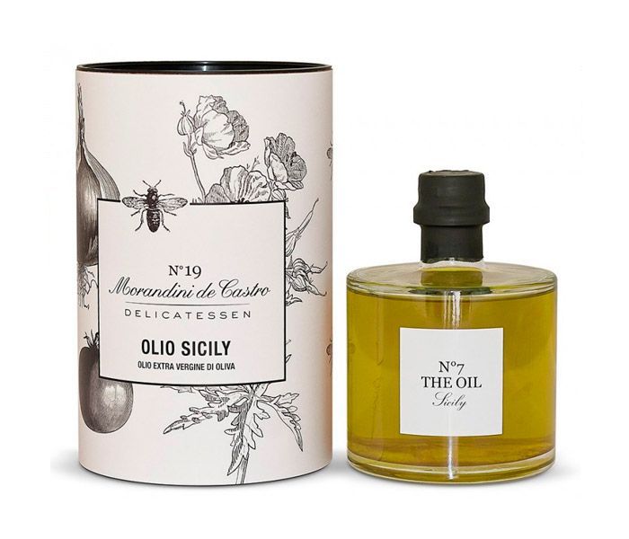 Estuche regalo tipo tubo cilíndrico aceite de oliva