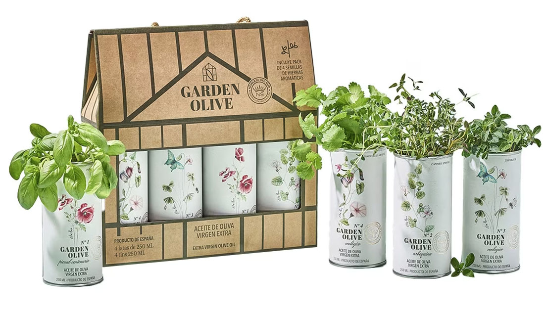 latas de aceite de oliva 250 ml Garde Olive