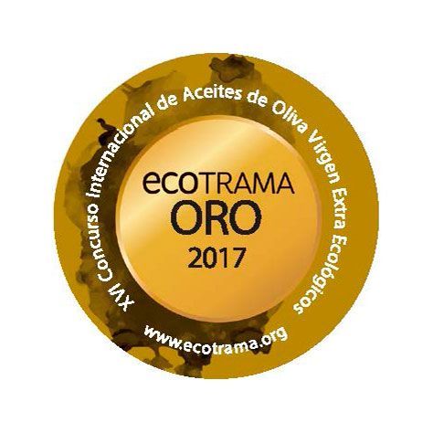 logo premio ecotrama concurso internacional de aceite de oliva ecológico