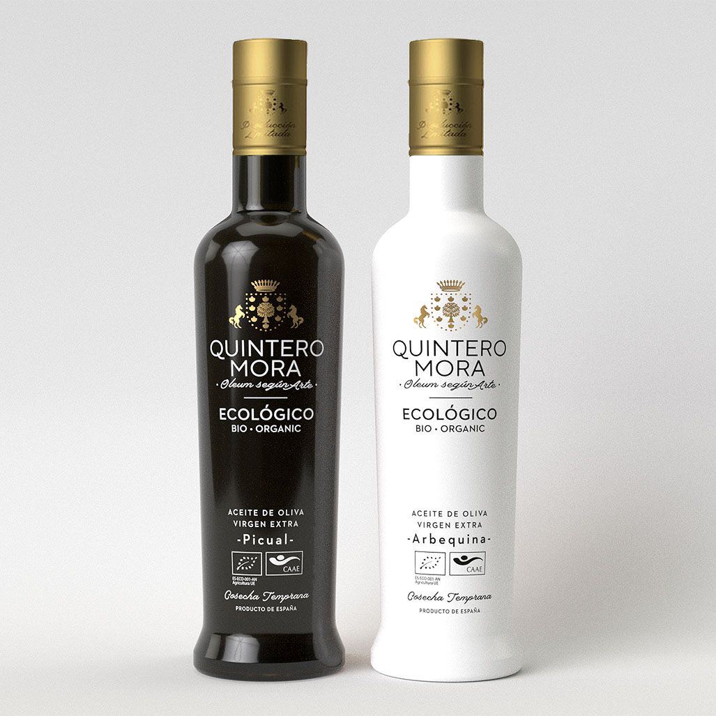 botella vidrio tapon irrellenable aceite de oliva ecologico